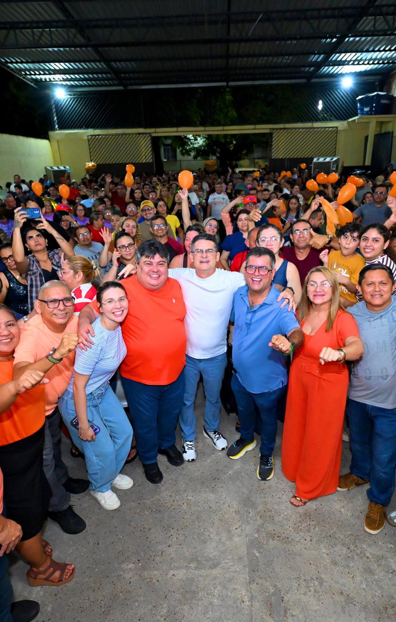 No Novo Aleixo, David reúne lideranças e mostra resultados para defender projeto de mudança no Amazonas