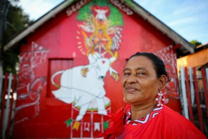 Festival de Parintins: Casa de torcedores apaixonados pelos bumbás atraem os olhares de visitantes