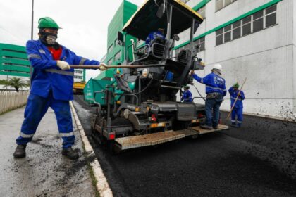 Governo do Amazonas prossegue com obras de infraestrutura na área externa do Complexo Hospitalar Sul