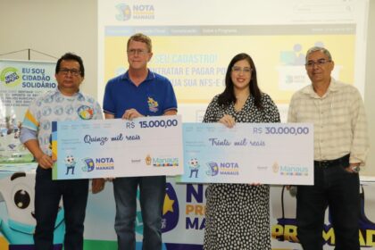 Prefeitura de Manaus divulga ganhadores do primeiro sorteio do ano da campanha Nota Premiada