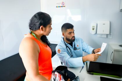 Locais de atendimento das Unidades Móveis de Saúde da Mulher