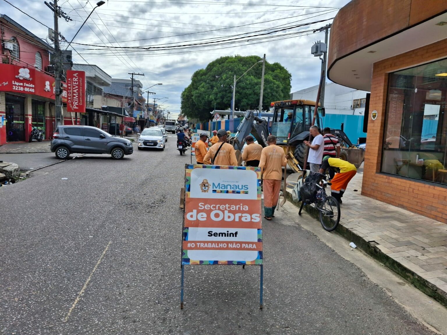 Recuperação de redes de drenagem profunda no bairro Alvorada