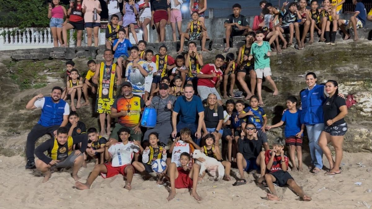 Aldenor Lima visita projeto social ‘Capiongos na Arena’ no bairro Japiim I