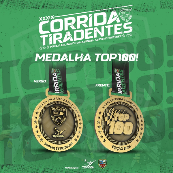Corrida Tiradentes: Polícia Militar do Amazonas encerra inscrições para a 39ª edição do evento esportivo