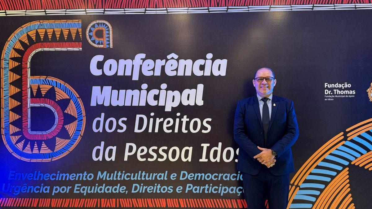 Rosivaldo Cordovil participa da 6ª Conferência Municipal dos Direitos da Pessoa Idosa em Manaus