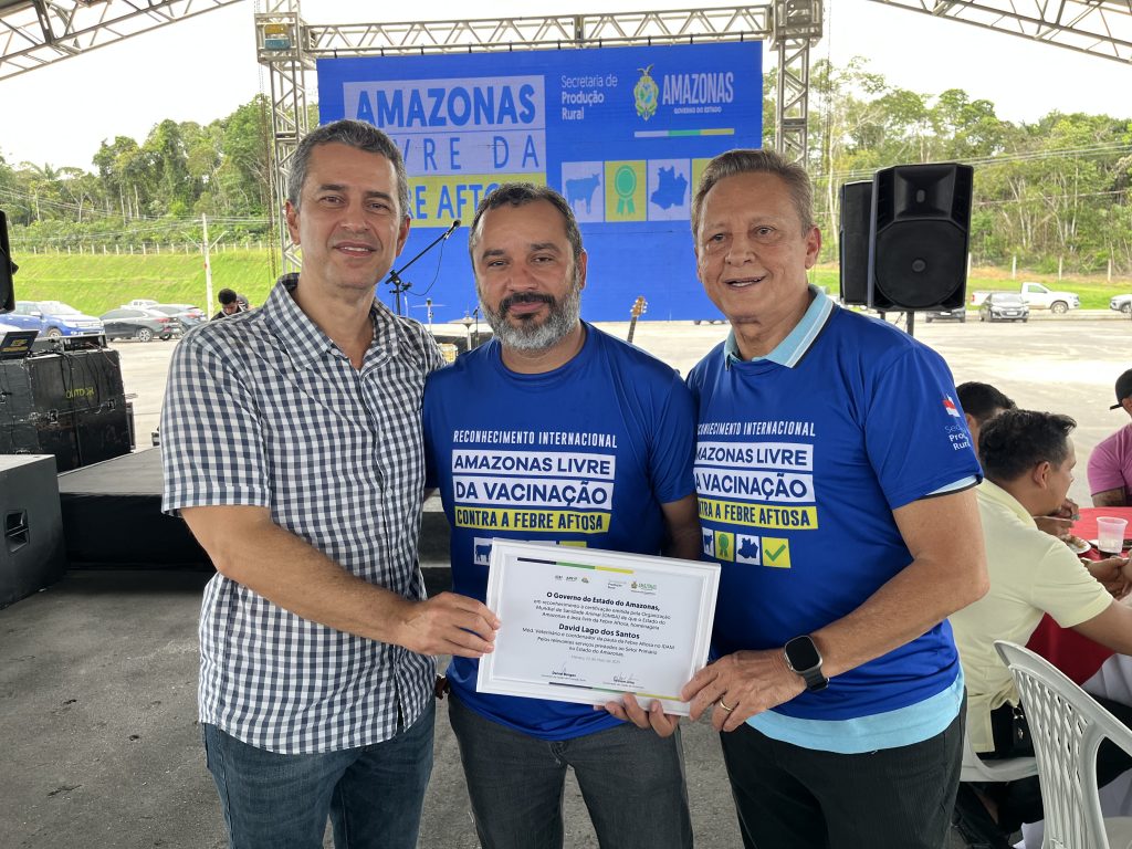 Adjuto Afonso comemora reconhecimento do Amazonas como área livre da febre aftosa pela Organização Mundial da Saúde Animal