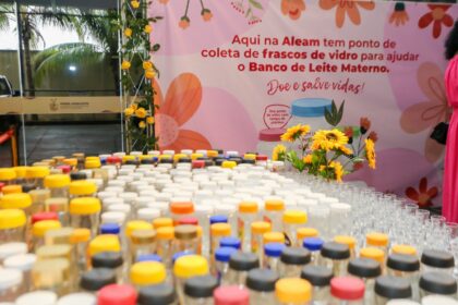 Assembleia Legislativa do Amazonas estimula doações de frascos de vidro para serem repassados aos Bancos de Leite Humano