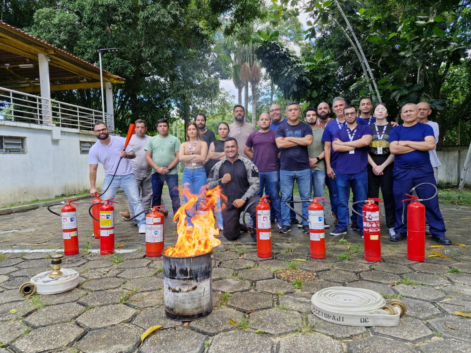 Manaus Previdência forma sua brigada de incêndio