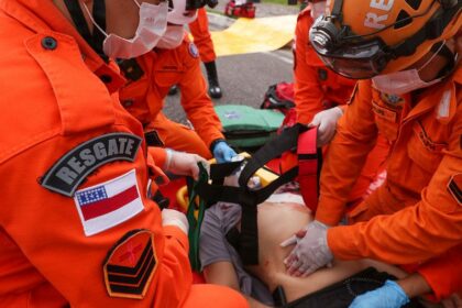 Corpo de Bombeiros realiza simulado de salvamento veicular com múltiplas vítimas