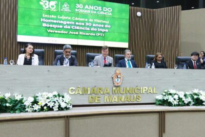 Câmara Municipal de Manaus celebra 30 anos do Bosque da Ciência em Reunião Solene