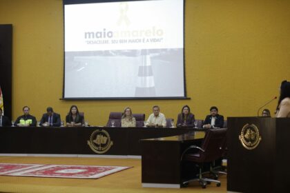 Deputado Adjuto Afonso participa da abertura do seminário ‘Maio Amarelo’ do MPAM e reforça compromisso com a segurança no trânsito
