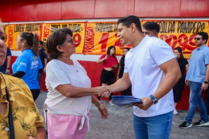 Deputado Mário César Filho realiza caminhada de prestação de contas no Monte Sinai, zona Norte de Manaus