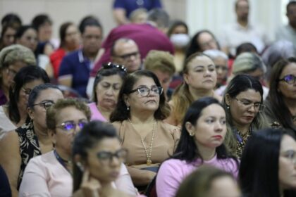 Secretaria de Educação reúne profissionais docentes para apresentação dos resultados obtidos no Sadeam 2024
