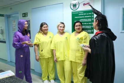 Com atividades lúdicas, FCecon realiza campanha de higienização das mãos