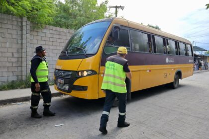 Fiscalização em transporte complementar no Distrito Industrial