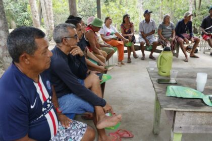 Visita técnica da Sepror a comunidade do Tarumã-Açú orienta sobre a criação de associação dos produtores