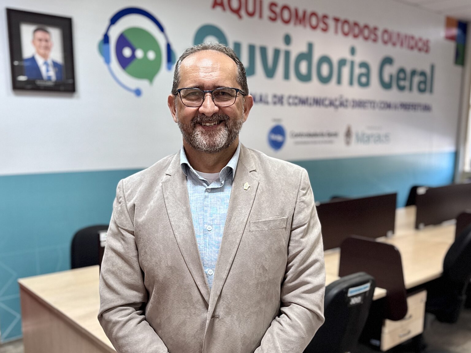 Ebenezer Bezerra assume a Ouvidoria-Geral do Município e reforça equipe da CGM