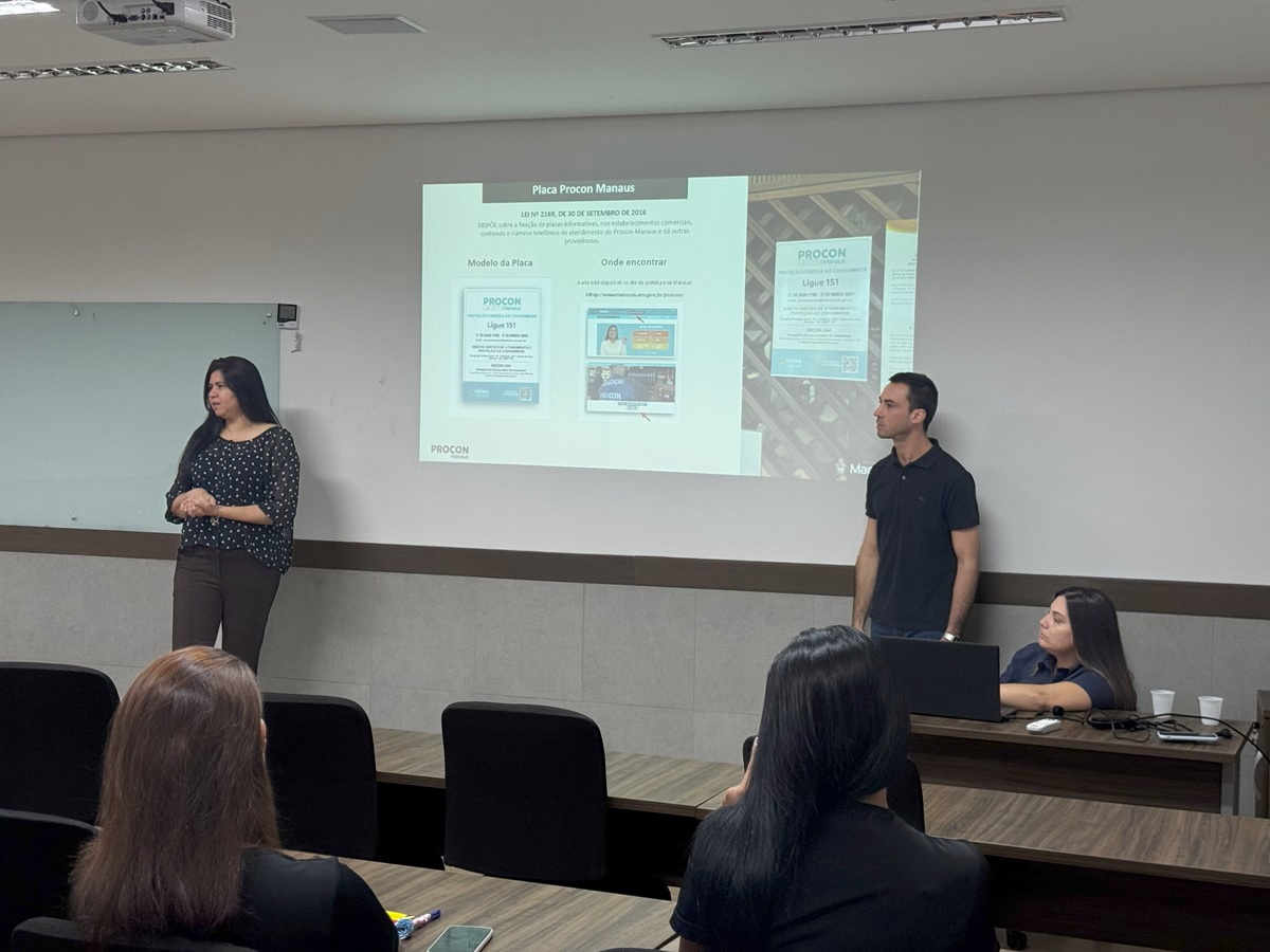Prefeitura de Manaus realiza ciclo de palestras educativas para lojistas em shoppings da capital – Prefeitura Municipal de Manaus