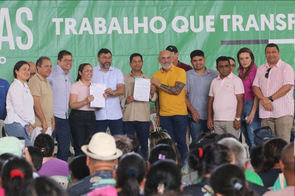 Governador Wilson Lima assina ordem de serviço para início das obras de recuperação do sistema viário de Rio Preto da Eva