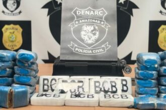 Polícia Civil apreende mais de 200 quilos de cocaína avaliados em R$ 6,3 milhões e prende dupla responsável pelo material