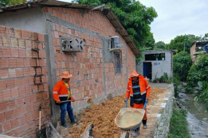 Prefeitura de Manaus finaliza contenção de rip-rap na comunidade São Lucas