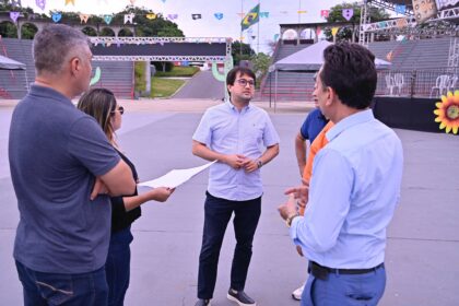 Prefeitura de Manaus realiza visita técnica no Centro Cultural dos Povos da Amazônia e confirma abertura do Festival Folclórico para o dia 31 de maio