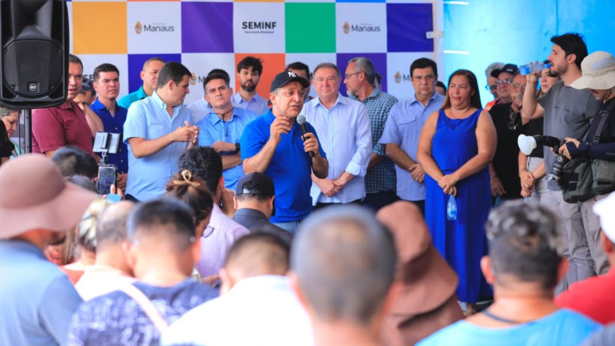 Professor Samuel acompanha início das obras de recapeamento no Tarumã