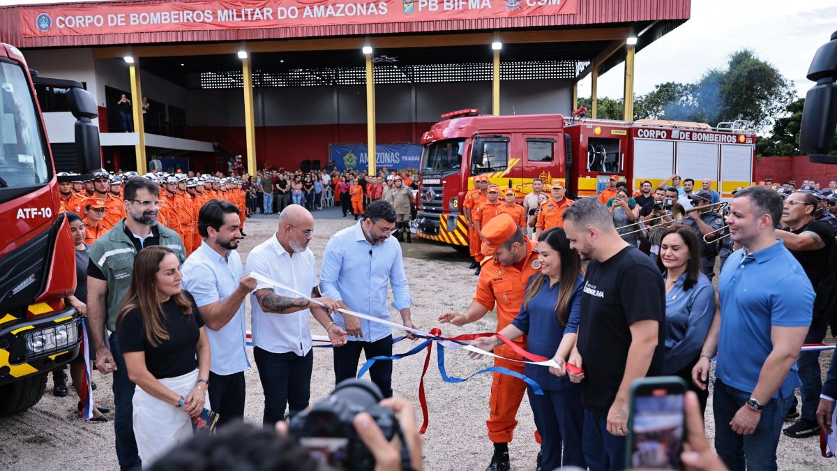 Rodrigo Sá destaca inauguração da nova base do Corpo de Bombeiros na zona Norte de Manaus