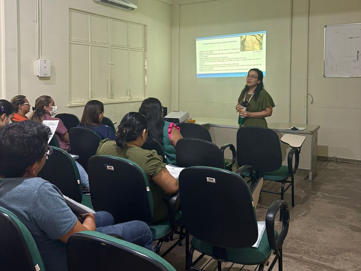 Prefeitura de Manaus capacita equipes de saúde em vigilância do sarampo, coqueluche e toxoplasmose