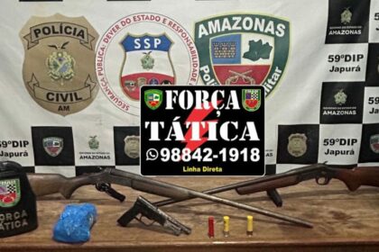 Polícia Militar do Amazonas apreendeu mais de 500 armas em quatro meses