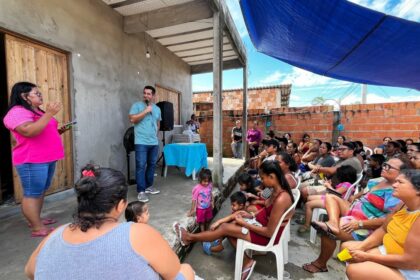 Saimon Bessa realiza visitas ao Parque das Tribos e Cidade das Luzes