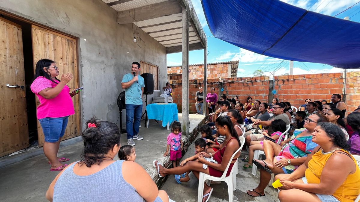 Saimon Bessa realiza visitas ao Parque das Tribos e Cidade das Luzes