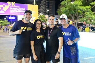 Prefeito David Almeida reafirma compromisso com a saúde e mobiliza mais de 7 mil pessoas na 4ª edição da corrida ‘Manaus em Movimento’