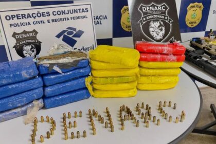 Polícia Civil deflagra operação e apreende drogas, armamentos, munições e caminhonete; prejuízo ao crime organizado é de R$ 1 milhão