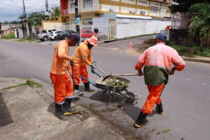 PMM impulsiona desobstruções de bueiros no bairro Novo Aleixo