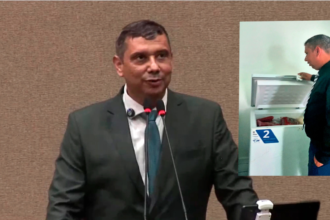 Em fiscalização à unidade de ensino, vereador Carlos Pai Amado parabeniza qualidade da merenda escolar