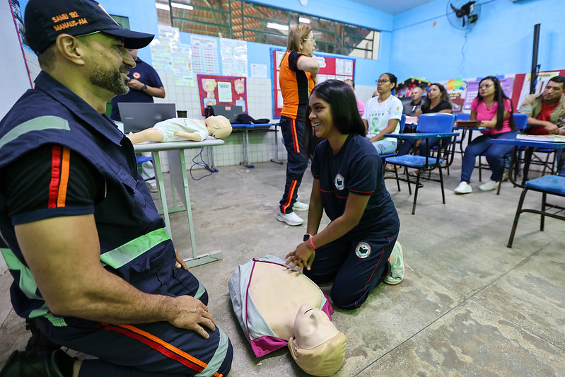 Samu Manaus promove capacitação em comunidade ribeirinha