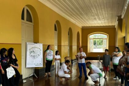 Capoeira e roda de conversa encerram Semana Nacional de Museus no Palacete Provincial