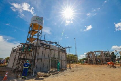 8Em Parintins: Sedurb e Sedel vistoriam as obras de revitalização do Ginásio Elias Assayag