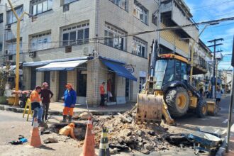 PMM atua na recuperação de galeria subterrânea no Centro