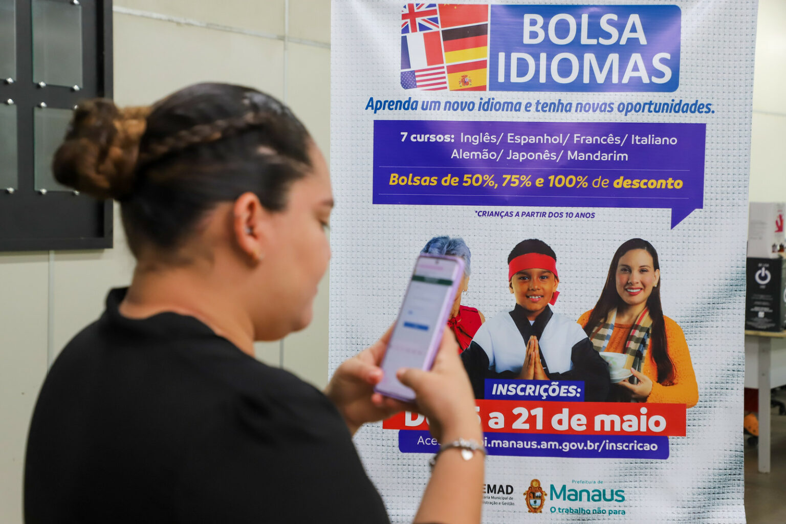 Prefeitura abre inscrições para o Programa Bolsa Idiomas