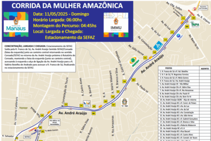 Prefeitura informa interdição temporária de vias neste domingo