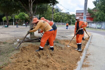 PMM revitaliza passeio público em praça do bairro Cidade de Deus