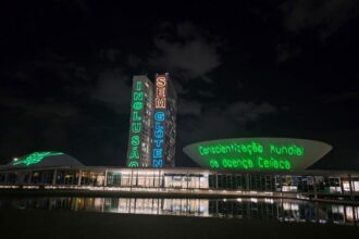 Congresso Nacional recebe projeção de imagem por conscientização sobre a doença celíaca