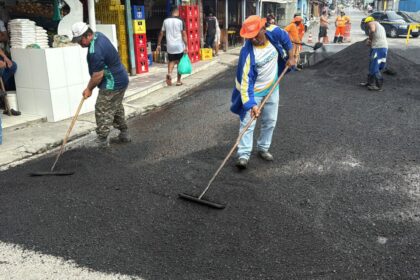 PMM realiza recuperação asfáltica de avenida no Jorge Teixeira