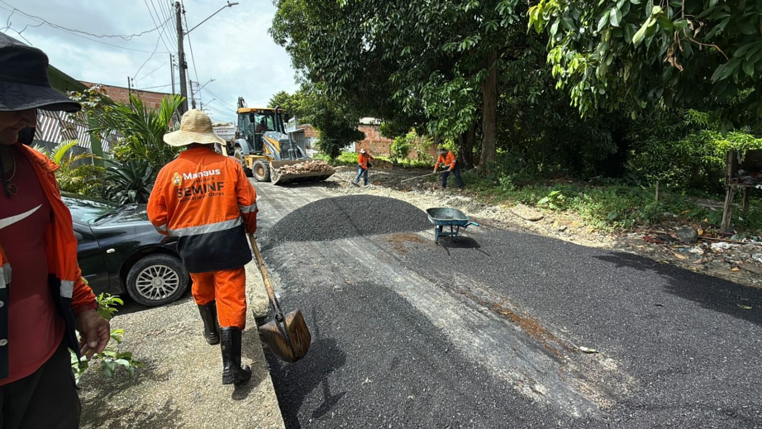 Prefeitura intensifica recuperação asfáltica na rua Moisés
