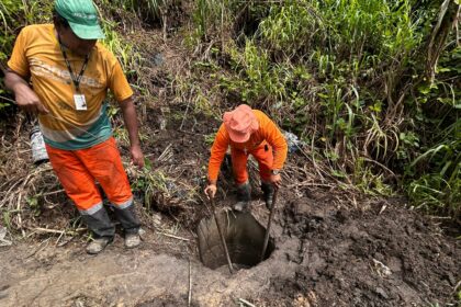 PMM realiza limpeza em rede de drenagem no Tarumã