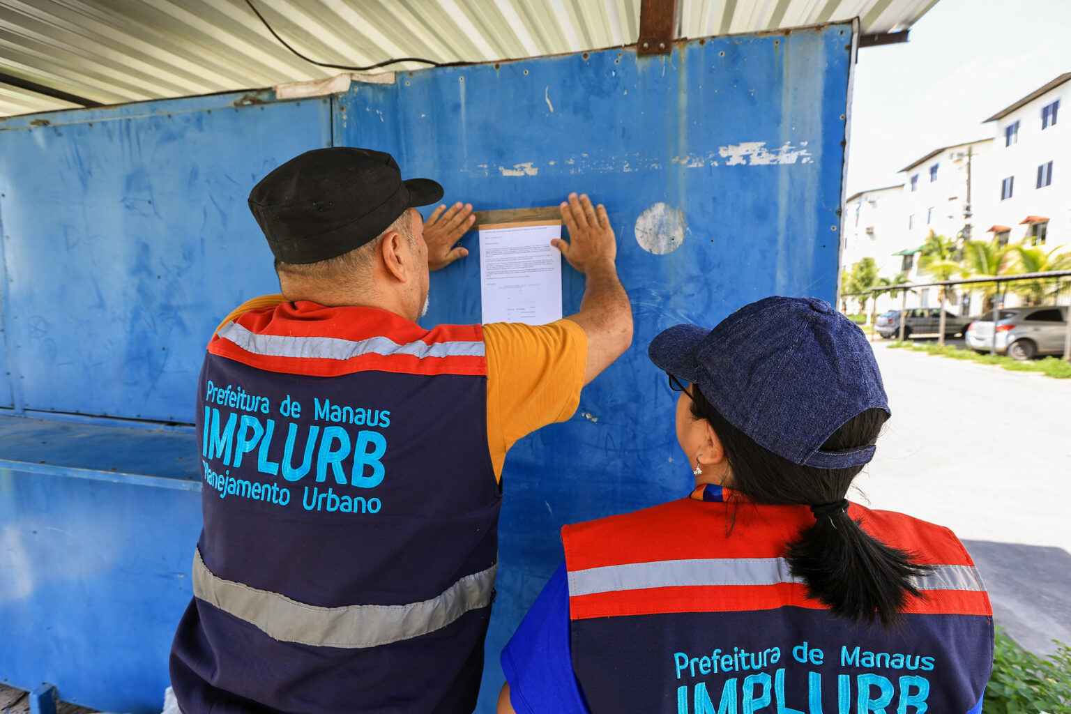 Notificação para demolição de construções irregulares no Viver Melhor 3