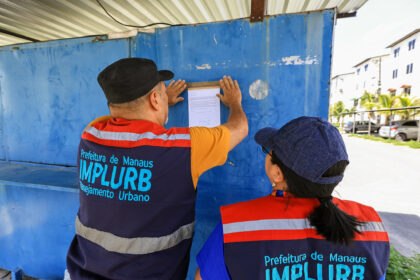 Notificação para demolição de construções irregulares no Viver Melhor 3