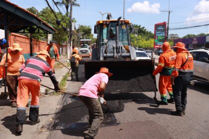 PMM recupera avenida estratégica que liga três zonas da capital